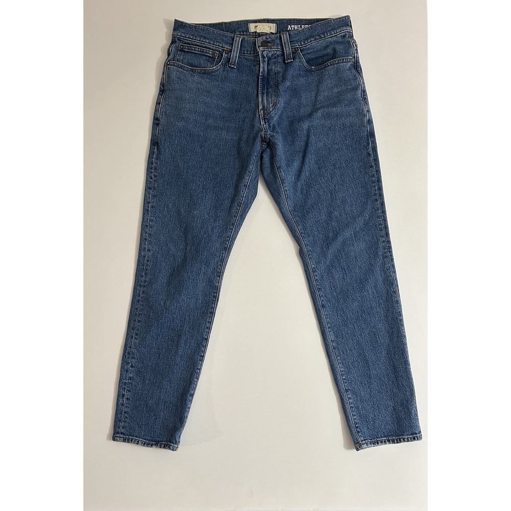 Madewell Men's Athletic Slim Jeans Size 33x30 Blue Denim